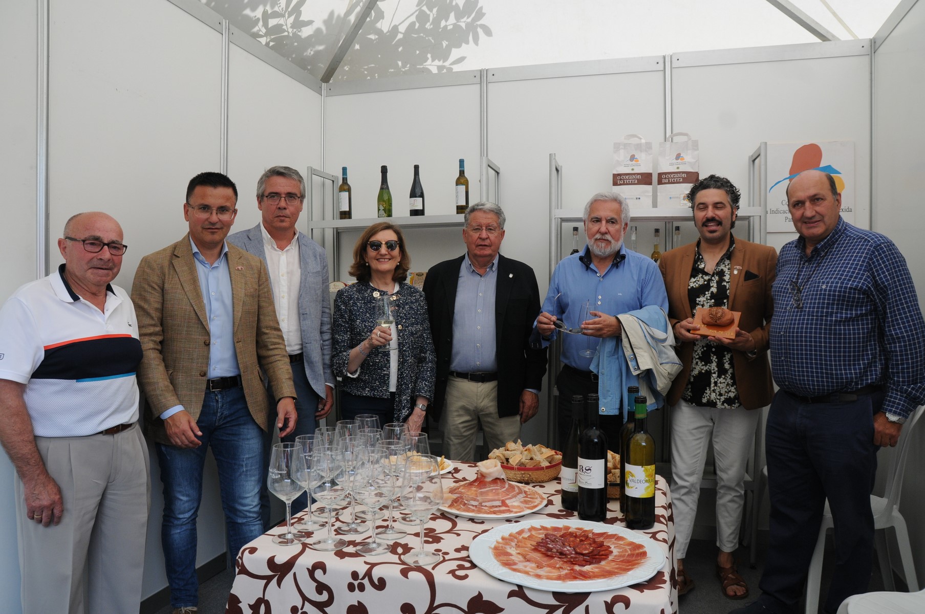 José González en la  XXVIII fiesta de exaltación de Pan de Cea